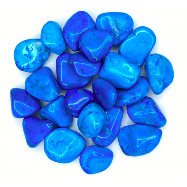 Tumble Howlite Blue